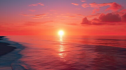 Fototapeta premium pink sun emoji