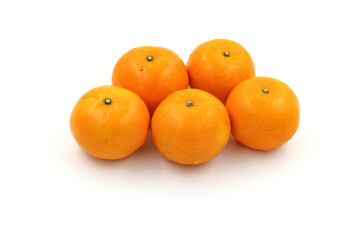 oranges isolated on white background
