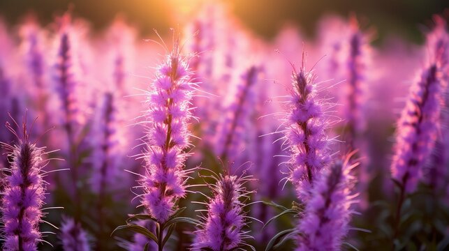 vibrant blazing star