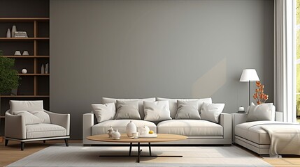 armchair living room gray