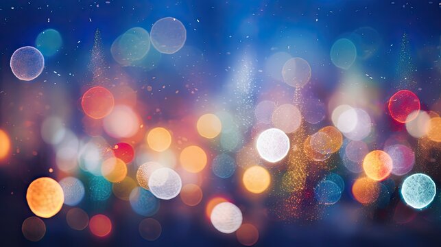 spirit christmas tree lights bokeh