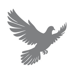 Vector illustration of bird silhouette

