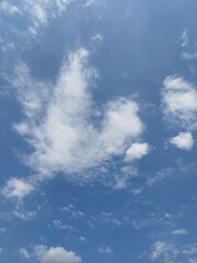 blue sky with clouds