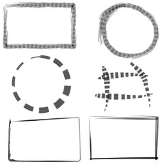 Brushed Outlined Boxes and Shapes-2