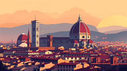 Fototapeta premium Florence (Firenze), Italy