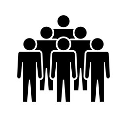 Symbol, ikona ludzi. Plik wektorowy.