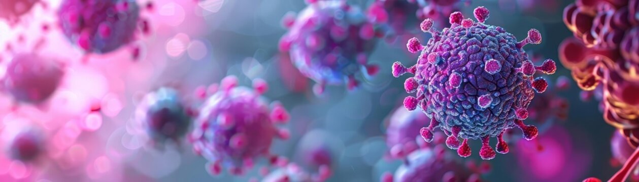 Adenoassociated virus AAV, 3d illustration