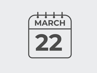 March21 calendar reminder. 21 Marchdaily calendar icon template. Calendar 21 Marchicon Design template. Vector illustration
