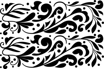 Seamless floral pattern. Retro background. Vector illustration.