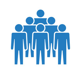 Symbol, ikona ludzi. Plik wektorowy.