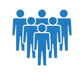 Symbol, ikona ludzi. Plik wektorowy.