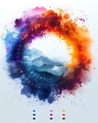 Minimalist scatter plot displaying correlation between exercise frequency and health outcomes on a clean background