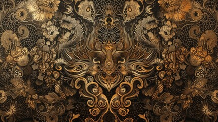 Detailed and elaborate patterns featuring intricate designs, motifs, and textures that create visual interest and complexity in the background