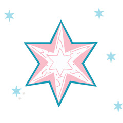 Obraz premium Illustration of star