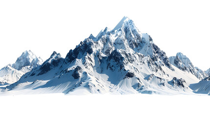 Naklejka premium snow covered mountains ,generative ai