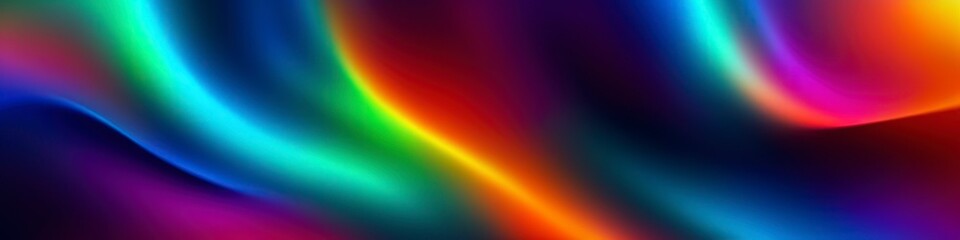 Electric neon waves in rainbow hues, offering an energetic and vibrant abstract background for creative projects.