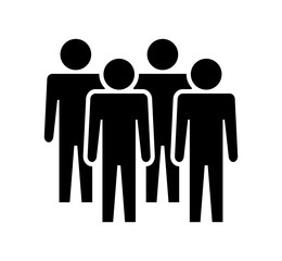 Symbol, ikona ludzi. Plik wektorowy.