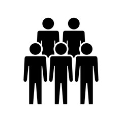 Symbol, ikona ludzi. Plik wektorowy.
