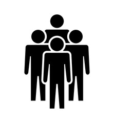 Symbol, ikona ludzi. Plik wektorowy.