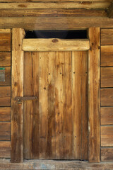 old wood door