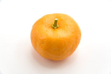 Mini orange fruit isolated on white background.