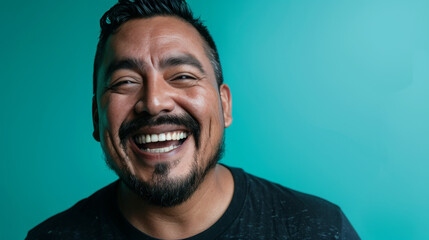 A man with a big smile on his face