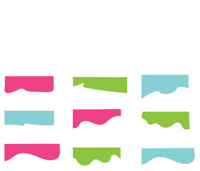 Obraz premium coloring web header separator on a white background.