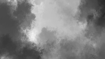 Grey abstract grunge smoke cloud overlay mist fog dust explosion vintage background.