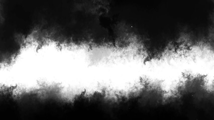 A misty and calming representation of smoky patterns creating tonal abstraction in gradients

