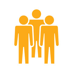 Symbol, ikona ludzi. Plik wektorowy.