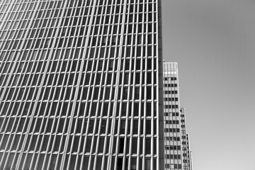 Low angle view of buildings against sky