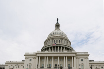 Fototapeta premium The Landmark of The United States Congress building at DC,USA