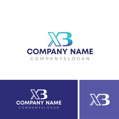 XB initial logo design 