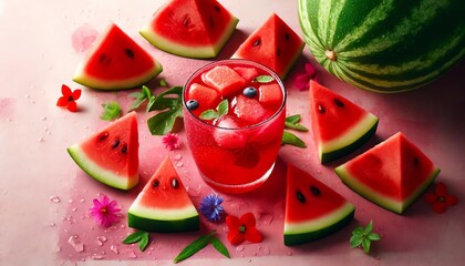 Image of Watermelon Sangria in a glass