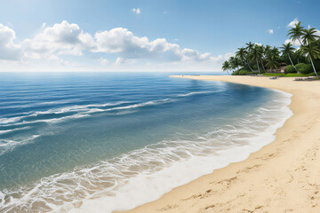 Beautiful tropical beach and sea