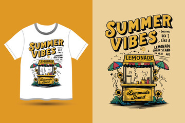 Summer Vibes only vintage typography vector T-shirt Design
