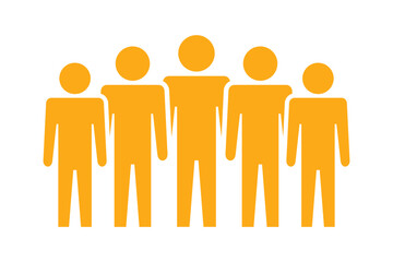 Symbol, ikona ludzi. Plik wektorowy.