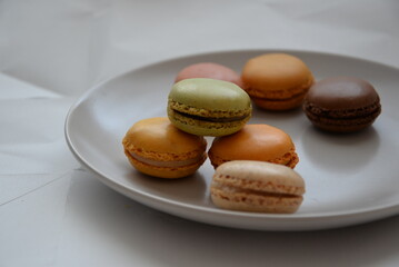 macaroons on a plate