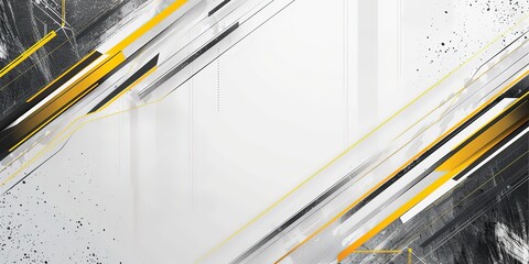 yellow grey sporty background, speed motion design with spot strip and copy space, modern minimal in cheerful and freedom energy feeling, Generative Ai