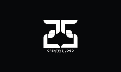 25 2S Abstract initial monogram letter alphabet logo design