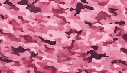 
Pink camouflage background, classic fashion print design