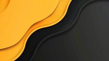 yellow black  sporty background, speed motion design with spot strip and copy space, modern minimal in cheerful and freedom energy feeling, Generative Ai