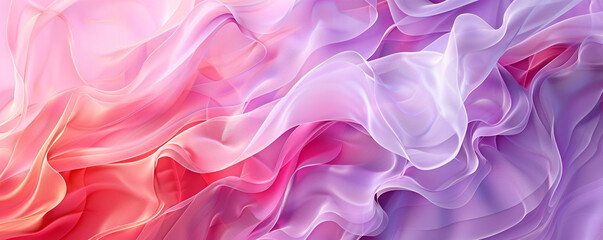 Obraz premium soft swirling patterns of lavender and rose red, ideal for an elegant abstract background