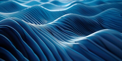 Fototapeta premium Close Up View of Wavy Surface