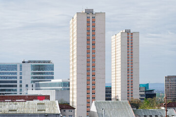 High rise council flats in Glasgow city © Richard Johnson