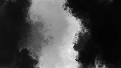 A calming scene of drifting smoke folding into layers of atmospheric tonal contrasts

