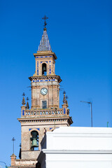 Fototapeta premium Bell Tower of Santa Maria Church, Carmona, province of Seville, Spain