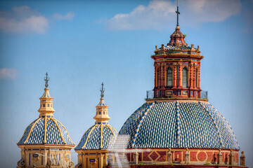Fototapeta premium Dome of San Luis de los Franceses church, Seville, Spain