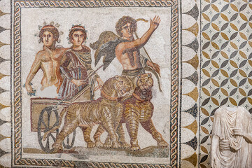 Roman Mosaic of Bacchuss Triumph, 3rd Century