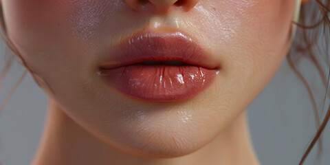 Tips for Flawless Lip Makeup A woman's lips are shown with the word love Perfect Pout Essential.